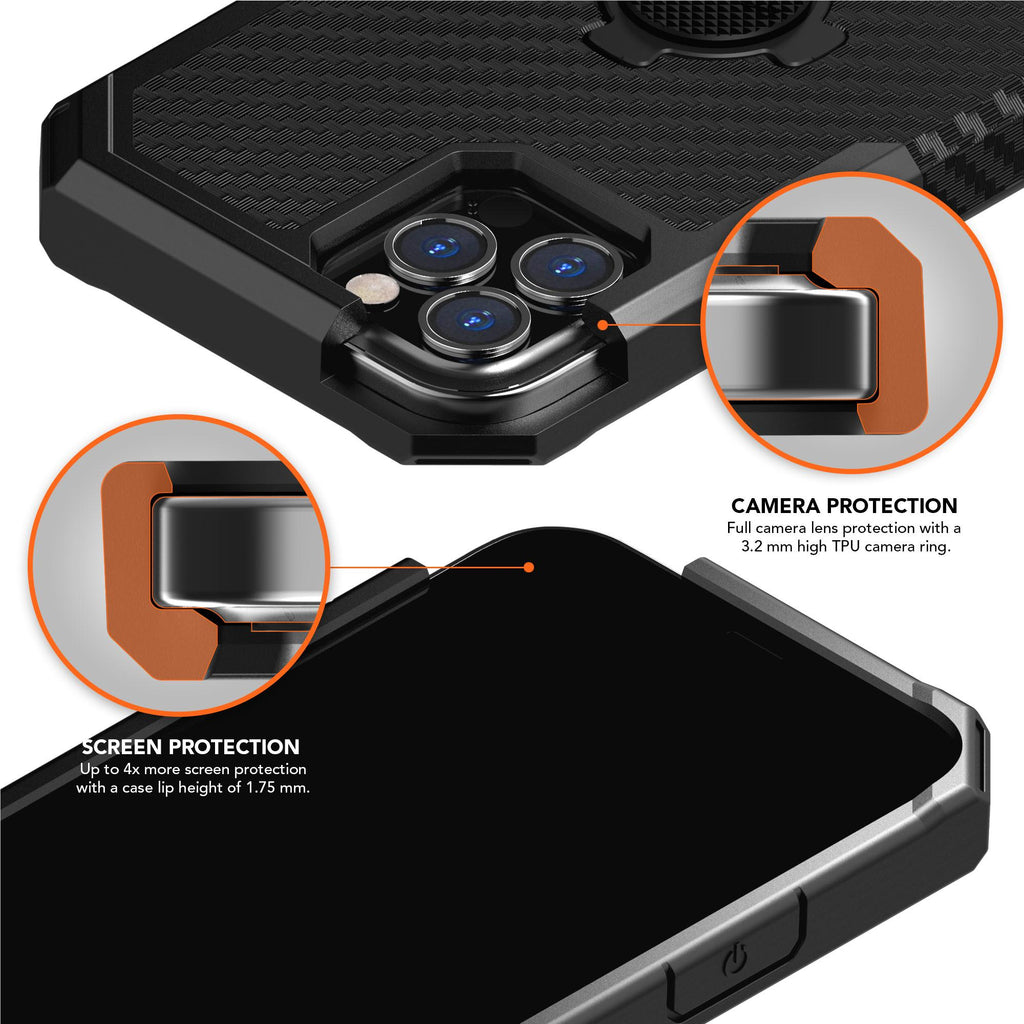 Rokform Rugged Case for iPhone 12/12 Pro (Black) JB HiFi