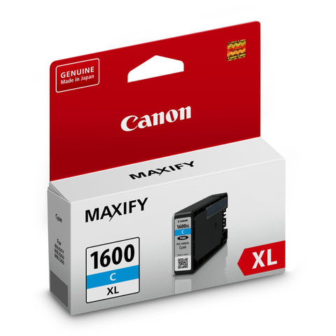 Canon Maxify PGI1600XL High Capacity Ink Cartridge (Cyan)