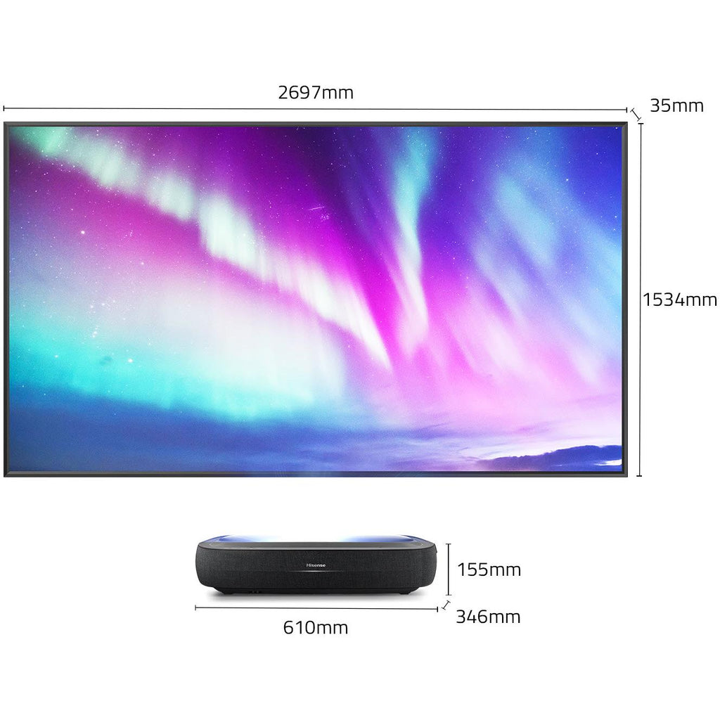 Hisense L9H TriChroma Laser TV 120" 4K Ultra Short Throw Smart