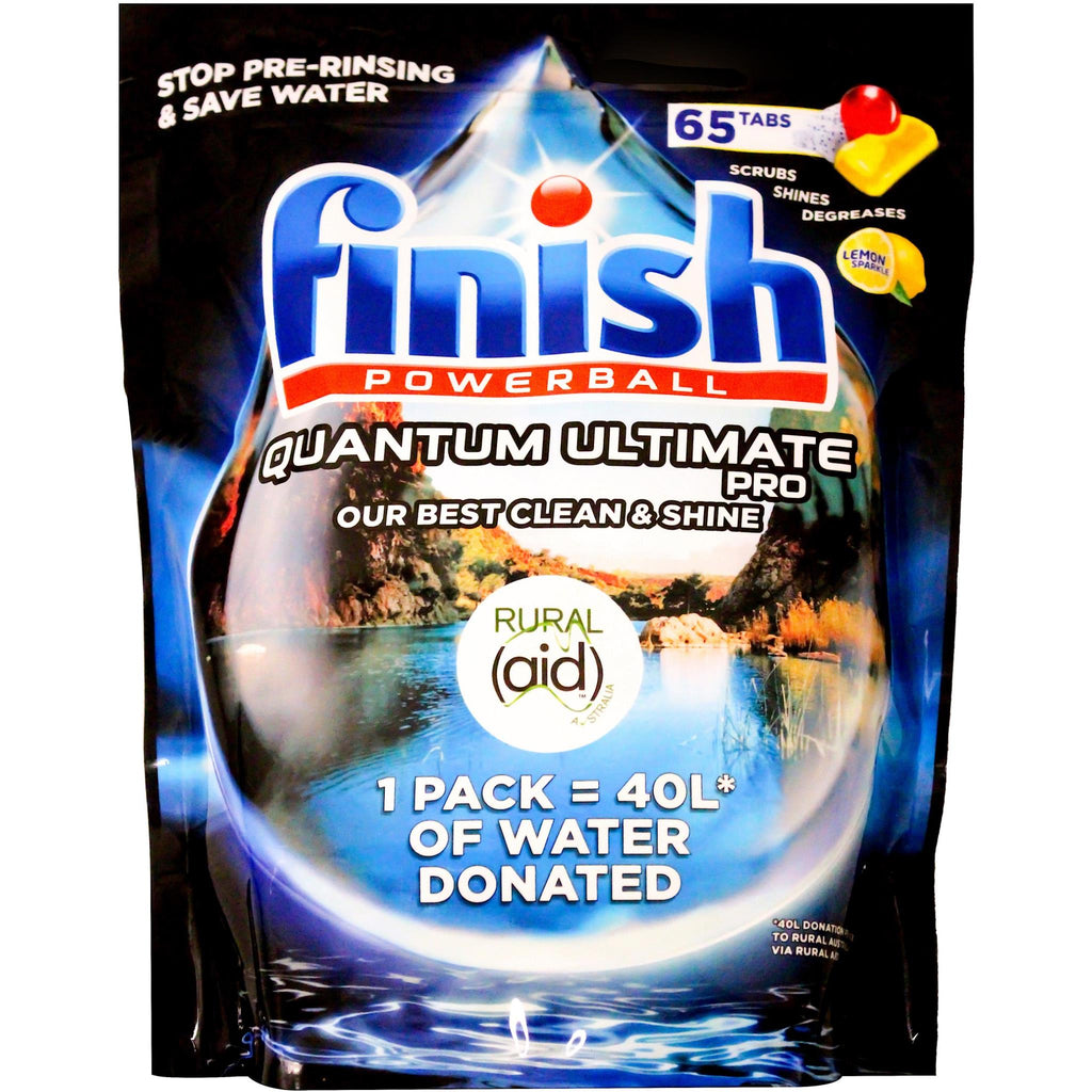 Finish Quantum Ultimate Pro Dishwashing Tablets (Lemon Sparkle) [65
