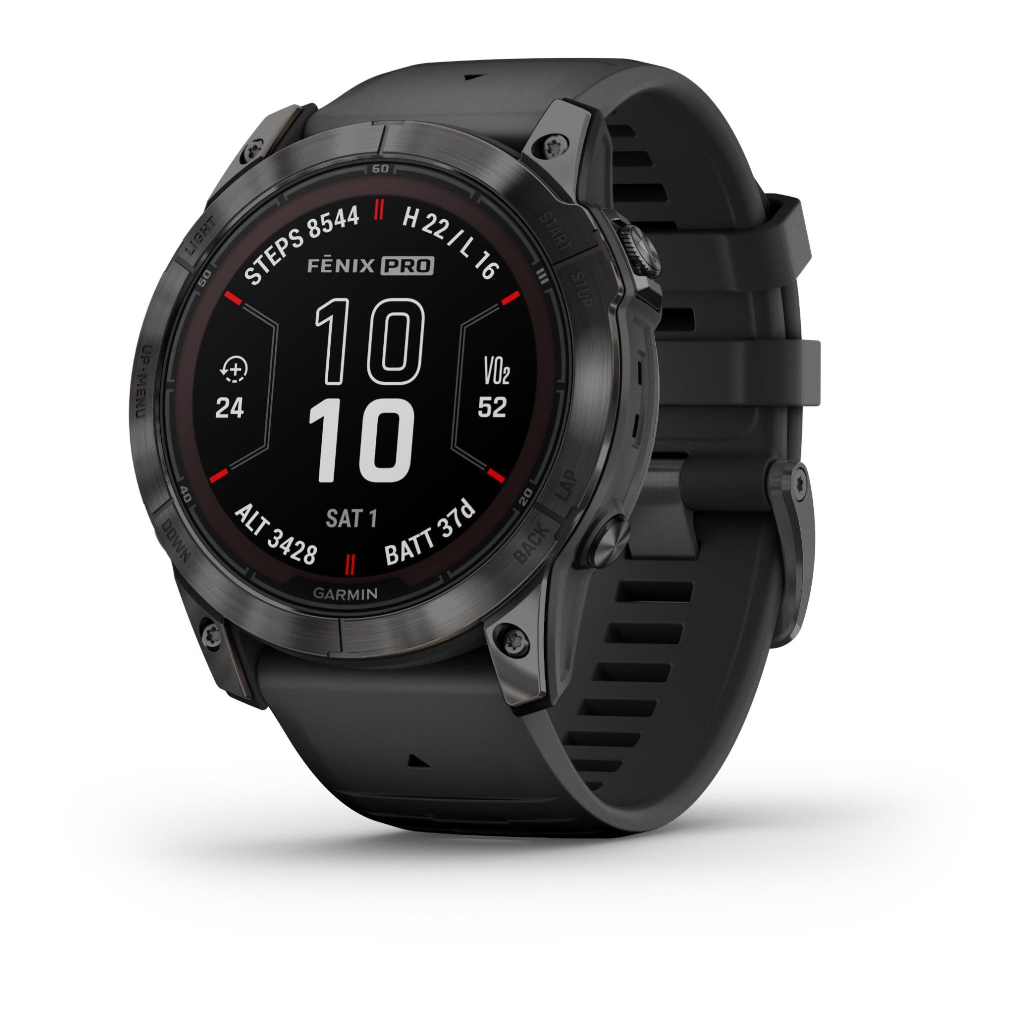 Garmin fenix® 7X Pro Sapphire Solar Edition Carbon Grey Titanium