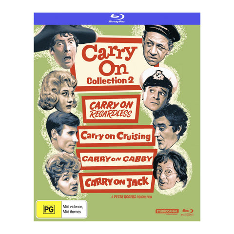 Carry On - Collection 2 - (Carry on Regardless, Carry on Cruising, Carry on Cabby, Carry on Jack)