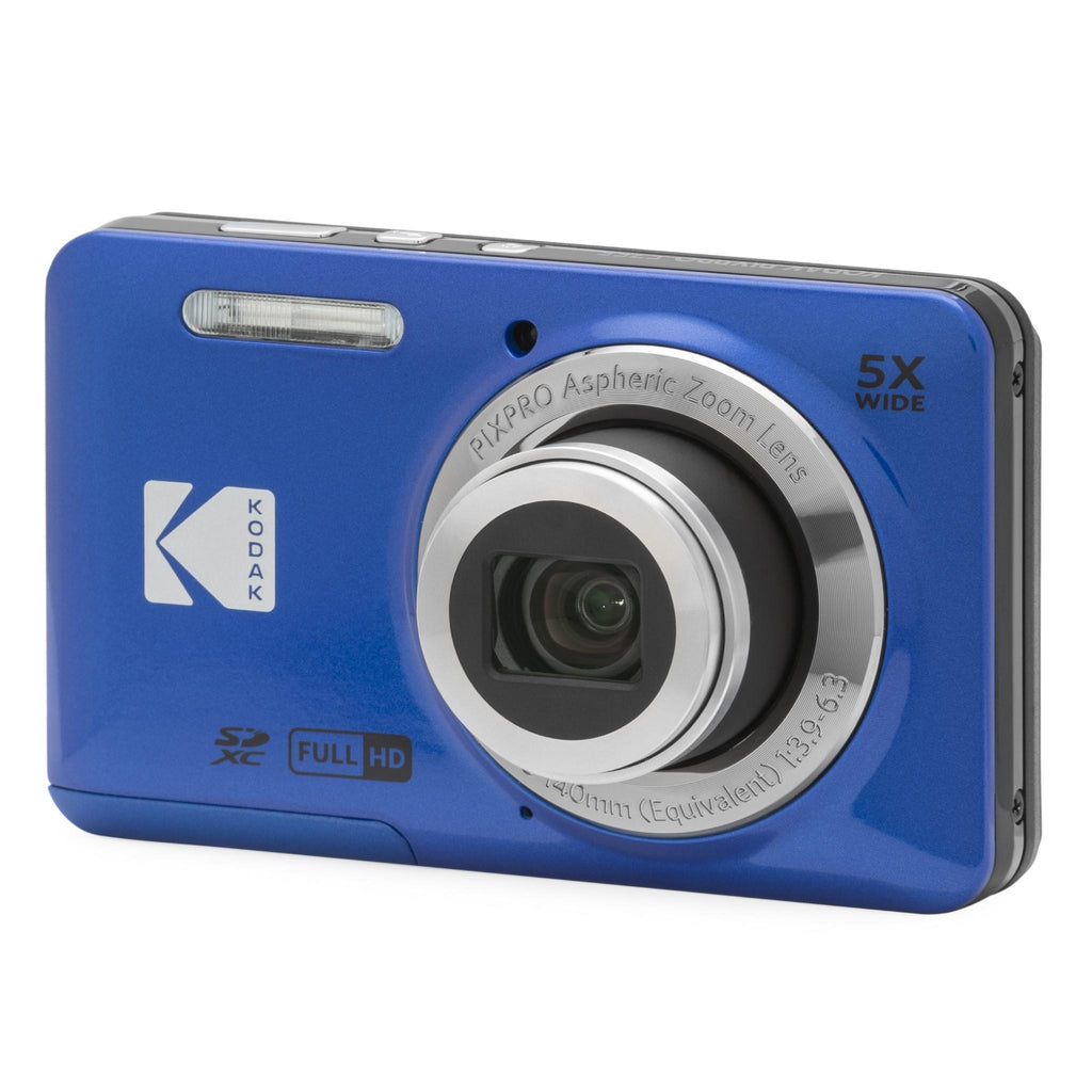 Kodak Pixpro FZ55 Digital Compact Camera (Blue) JB HiFi