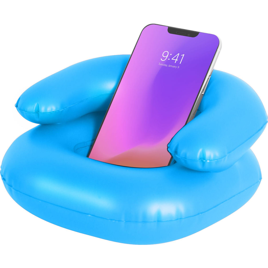 Flea Market Mini Inflatable Phone Holder (Neon Blue) JB HiFi