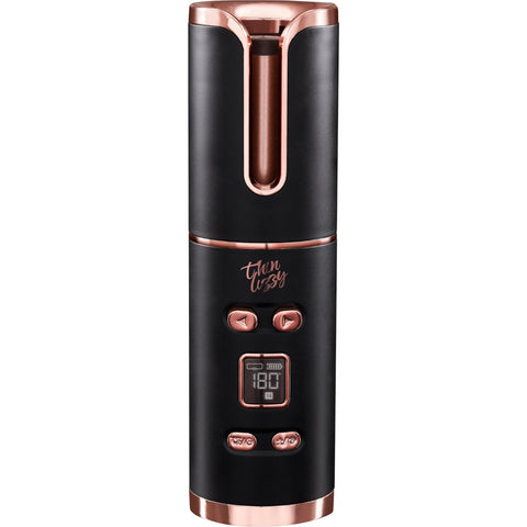Thin Lizzy Ucurl Auto Hair Curler (Black & Rose Gold)