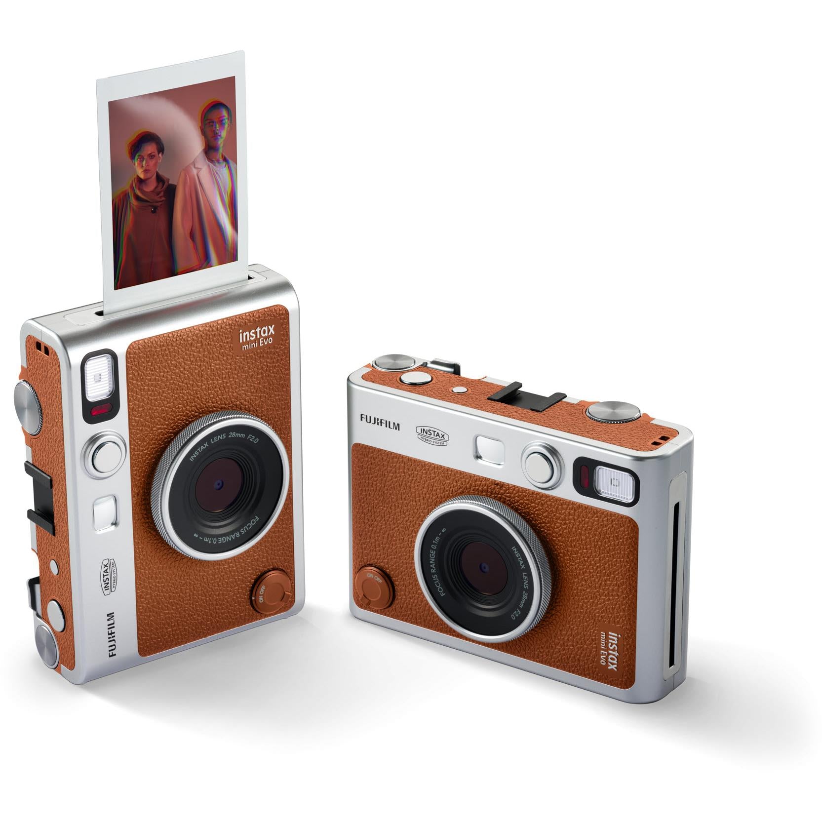Instax Mini EVO Instant Camera (Brown) JB Hi-Fi1