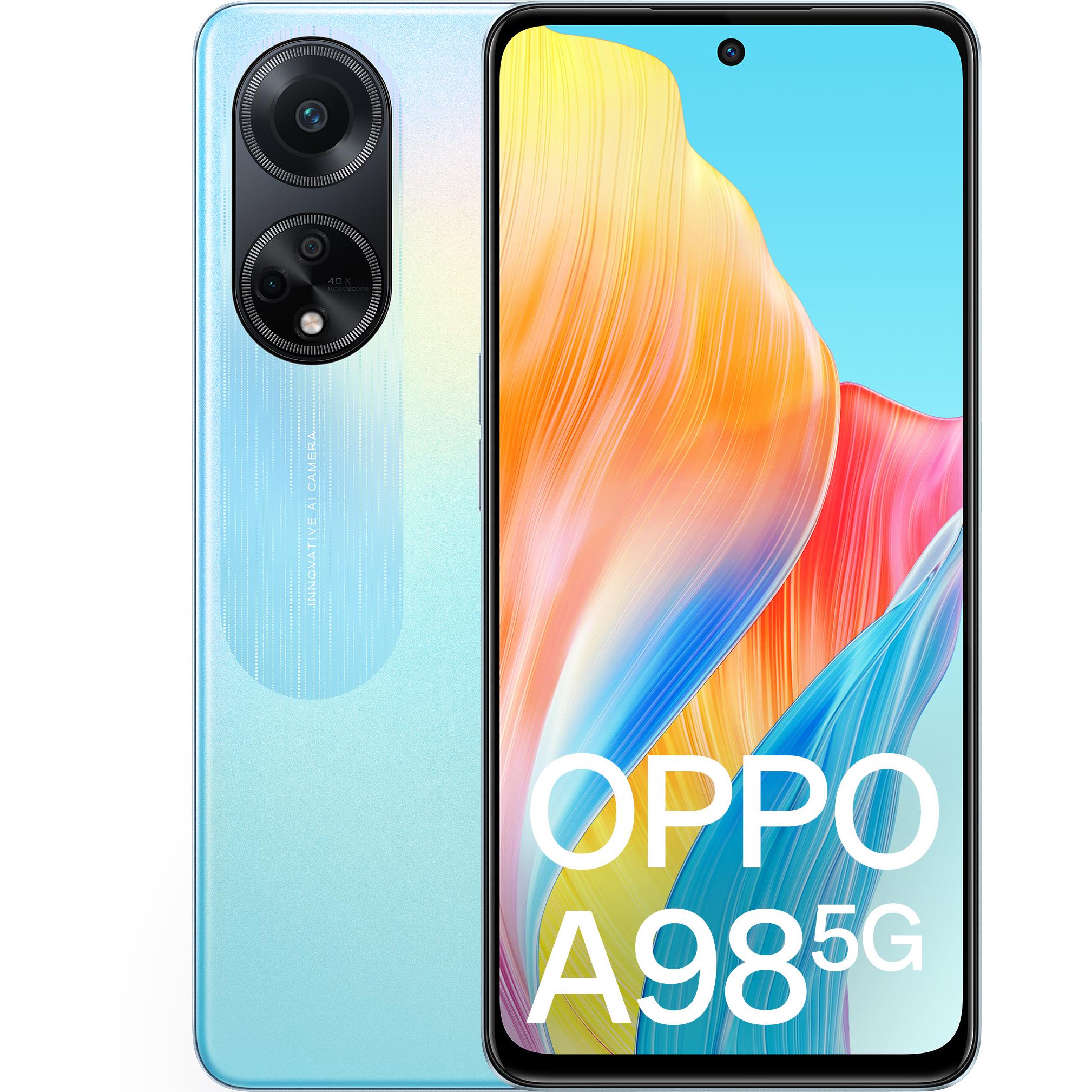 OPPO A98 5G 256GB (Dreamy Blue) - JB Hi-Fi