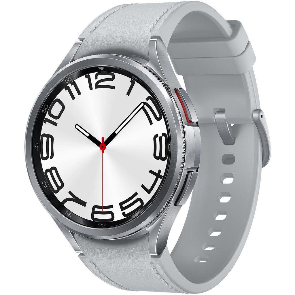 Samsung Galaxy Watch6 Classic 47mm LTE (Silver) - JB Hi-Fi