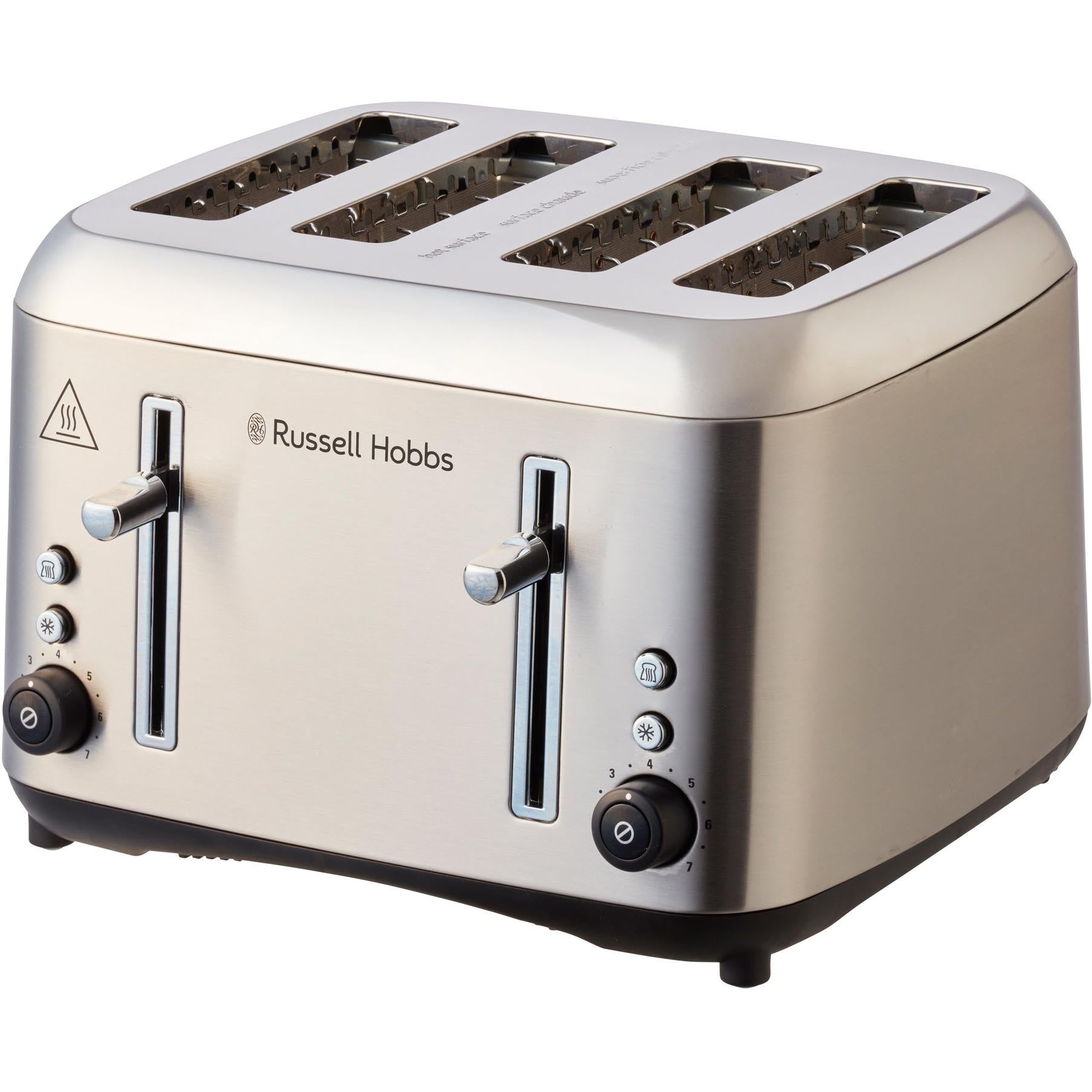 Russell Hobbs Addison Slice Toaster (Brushed Stainless Steel