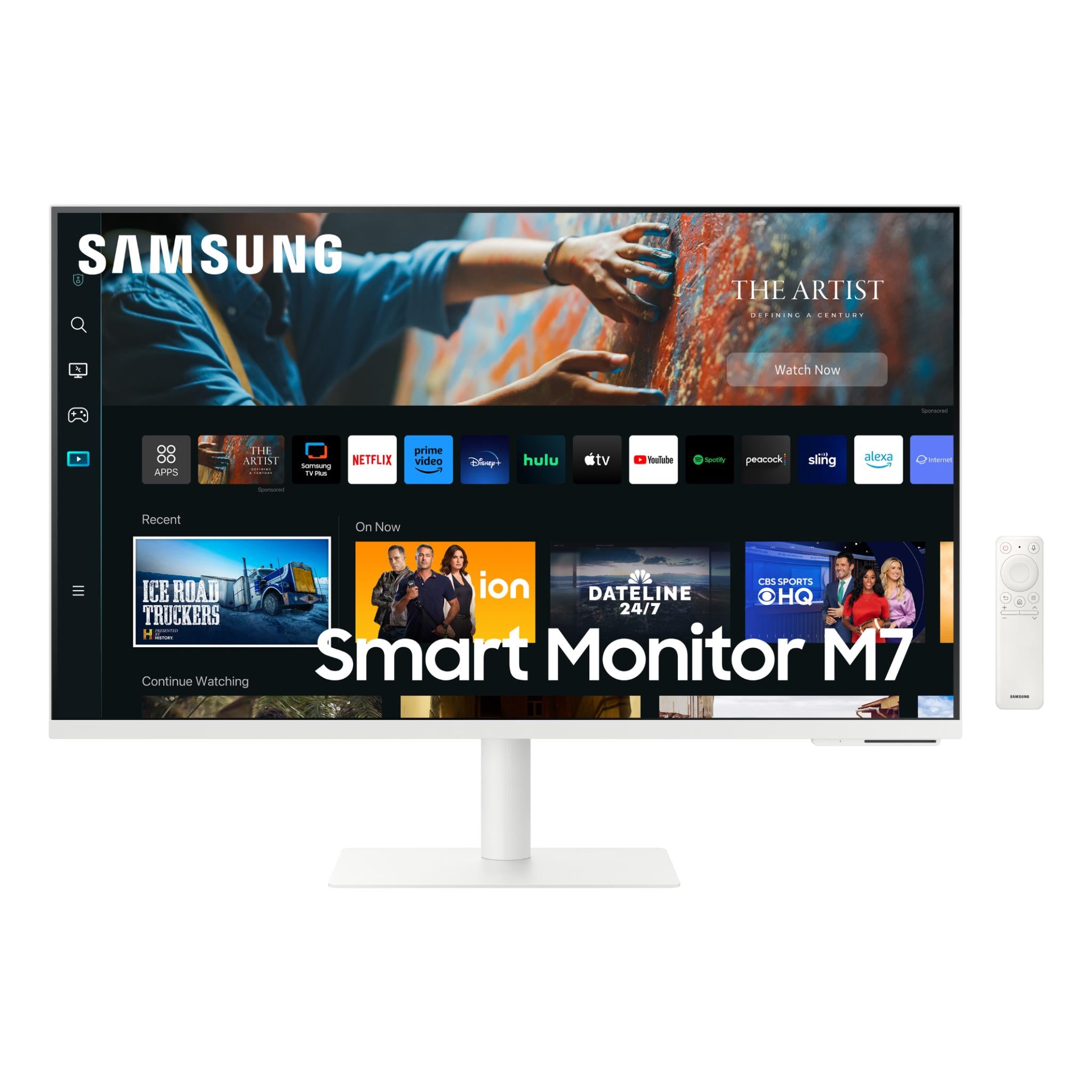 Samsung M7 32 4K UHD Smart Monitor (White) - JB Hi-Fi