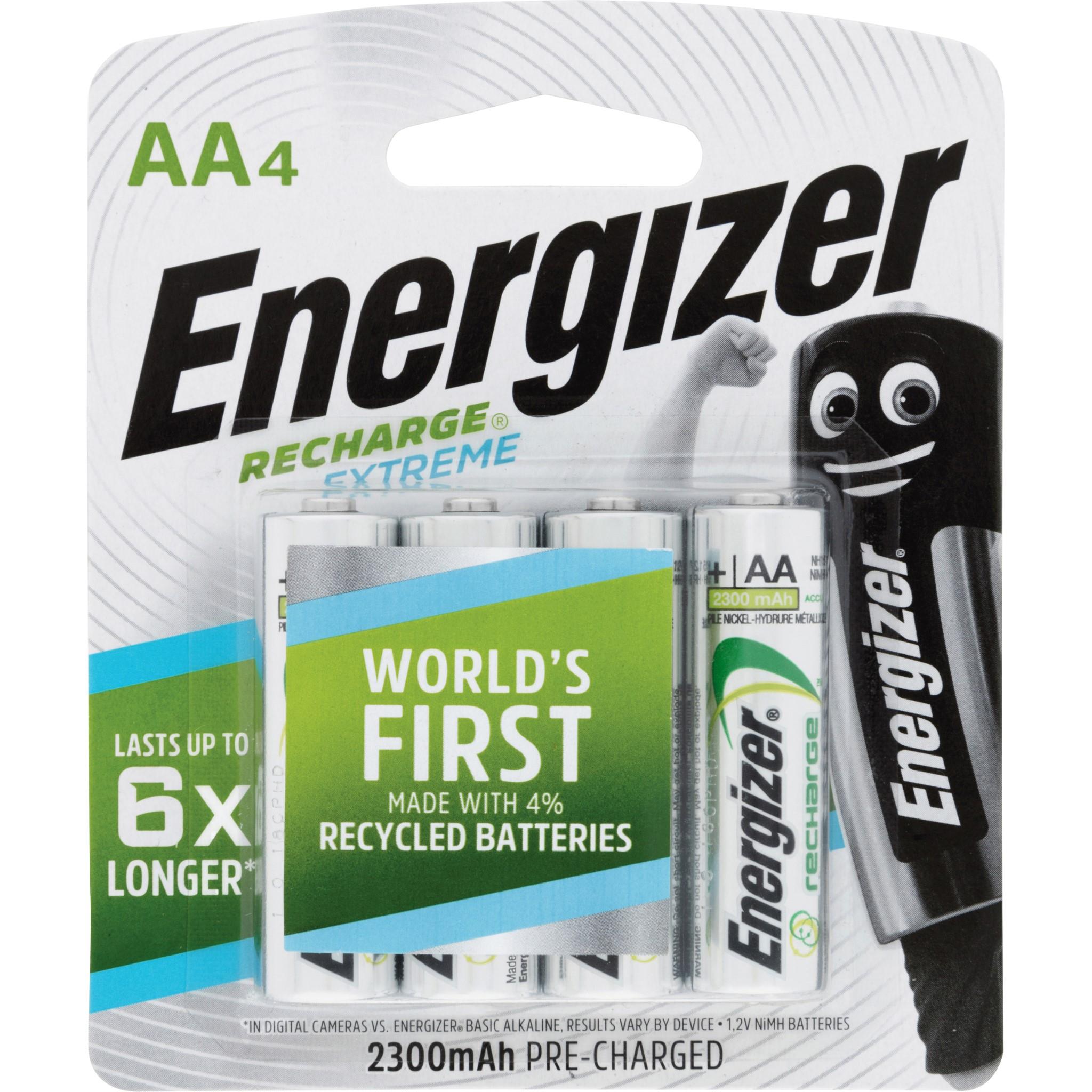 Energizer Rechargeable AA Battery 2300 mAh (4-pack) - JB Hi-Fi