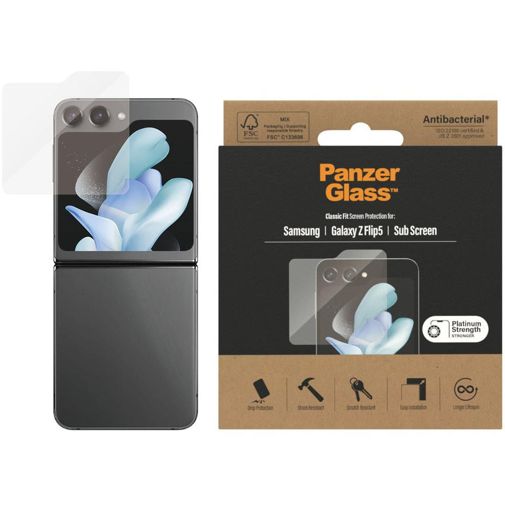PanzerGlass Front Glass Screen Protector for Galaxy Z Flip5/4 [Ultra
