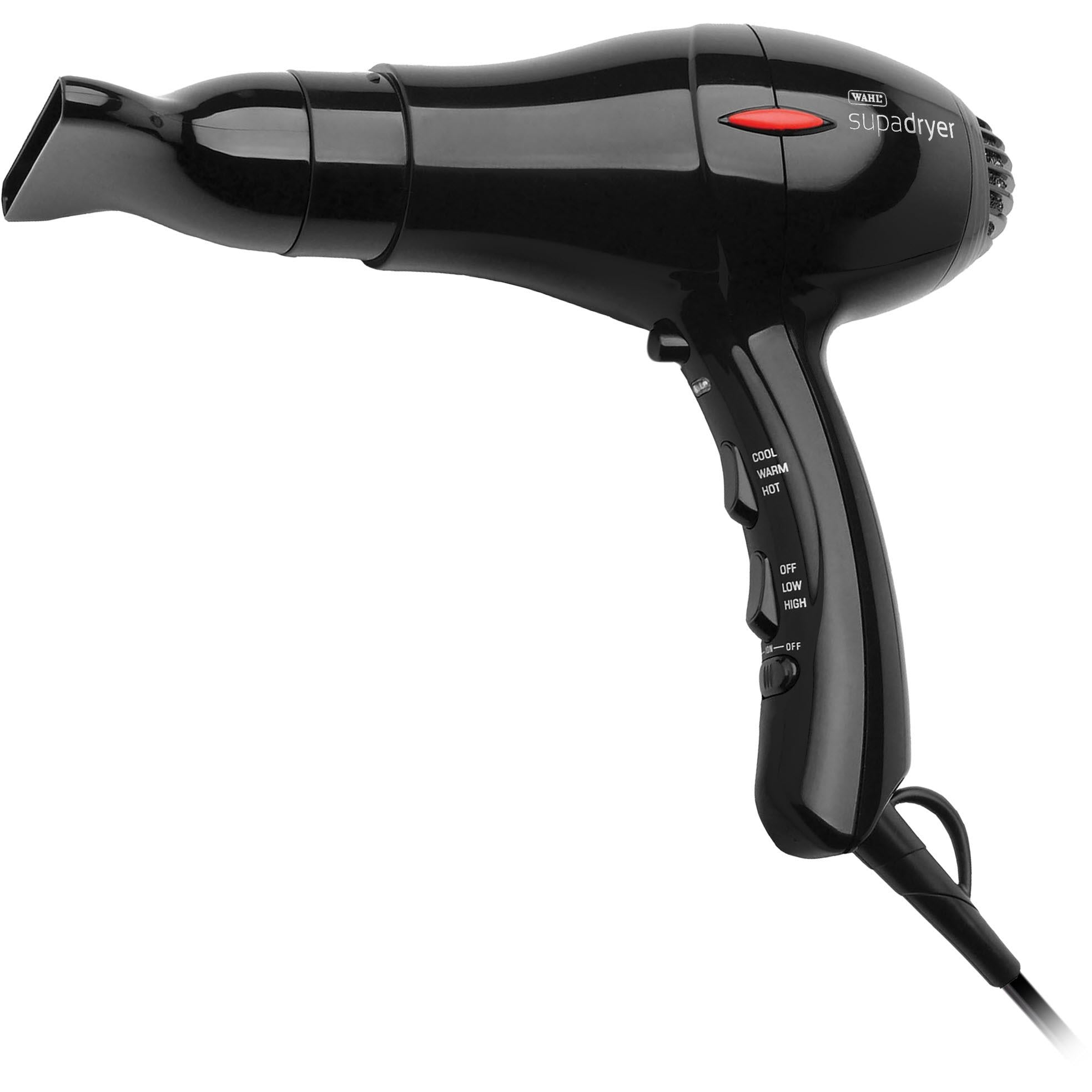 Wahl SupaDryer Hair Dryer (Black) JB Hi-Fi