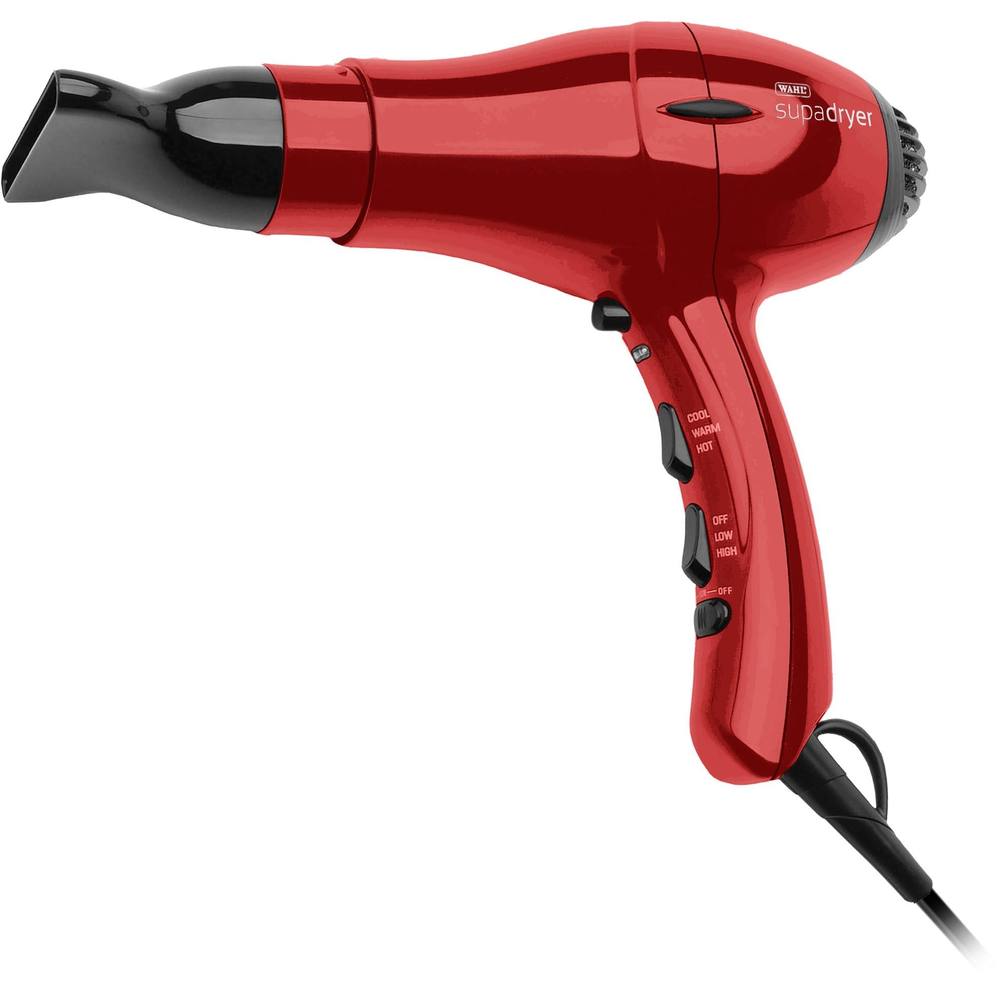 Wahl SupaDryer Hair Dryer (Red) JB Hi-Fi