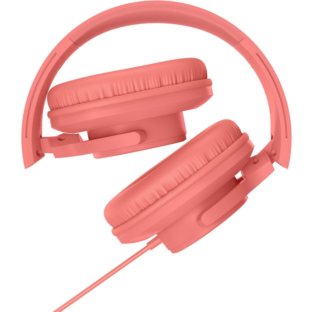 XCD XCD23008 Wired Foldable OverEar Headphones (Coral) JB HiFi