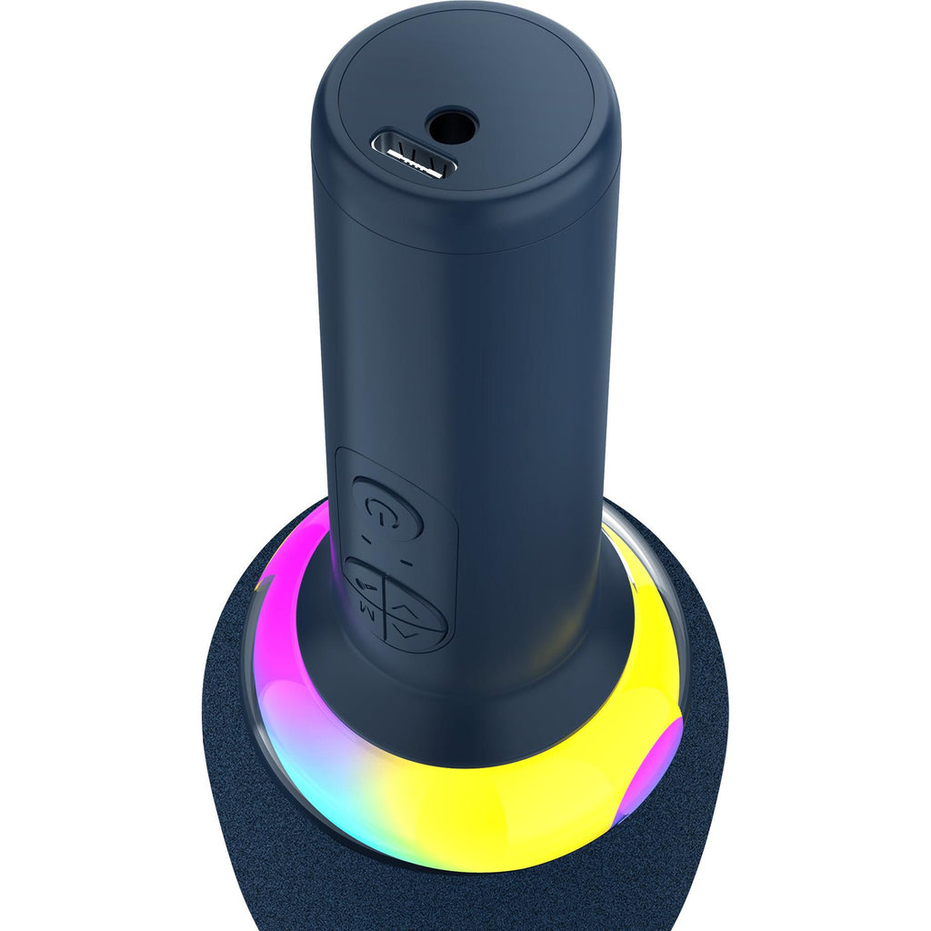 XCD Bluetooth Karaoke Microphone with Speaker (Blue) JB HiFi
