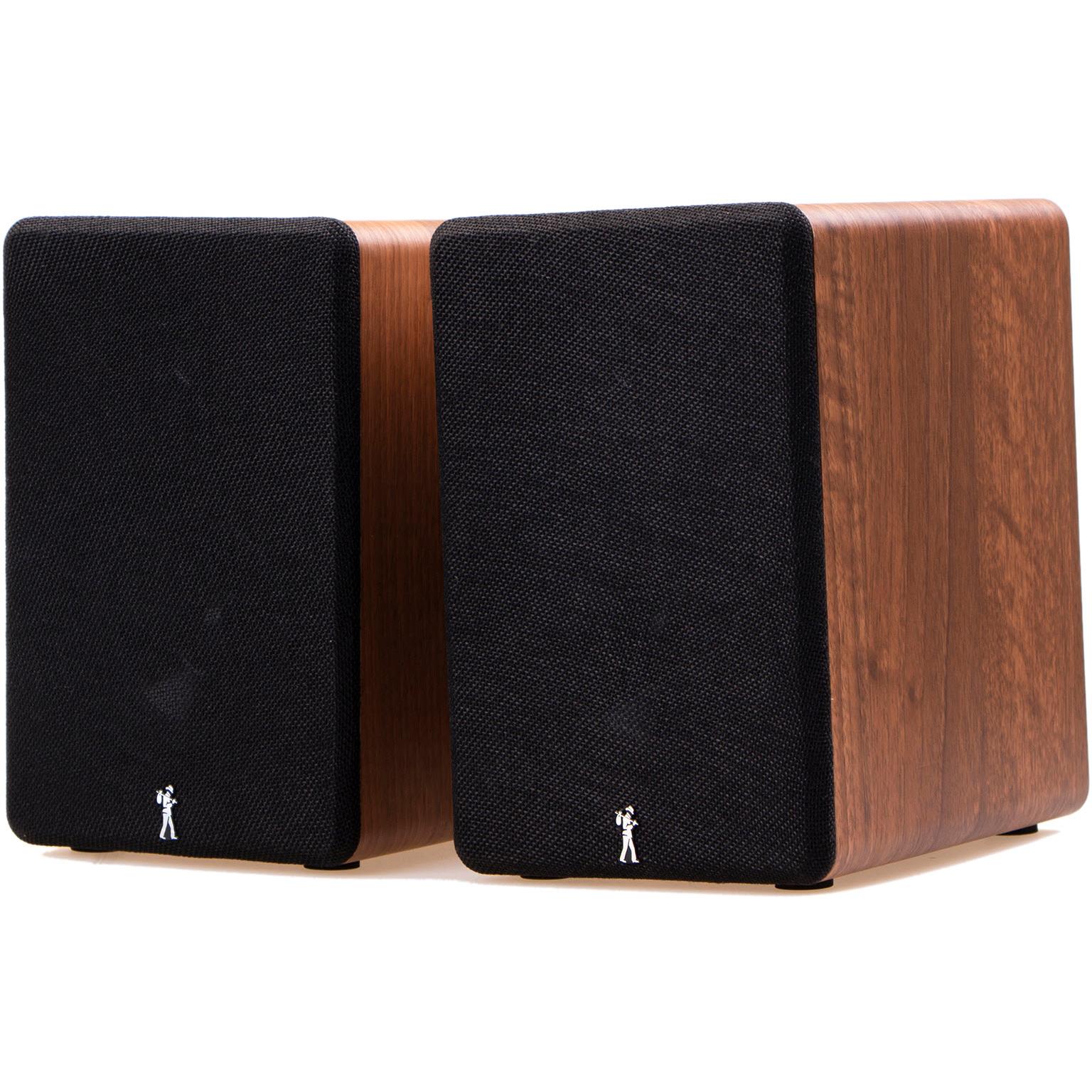 Flea Market Channel Bluetooth Bookshelf Speakers (Walnut) JB Hi-Fi