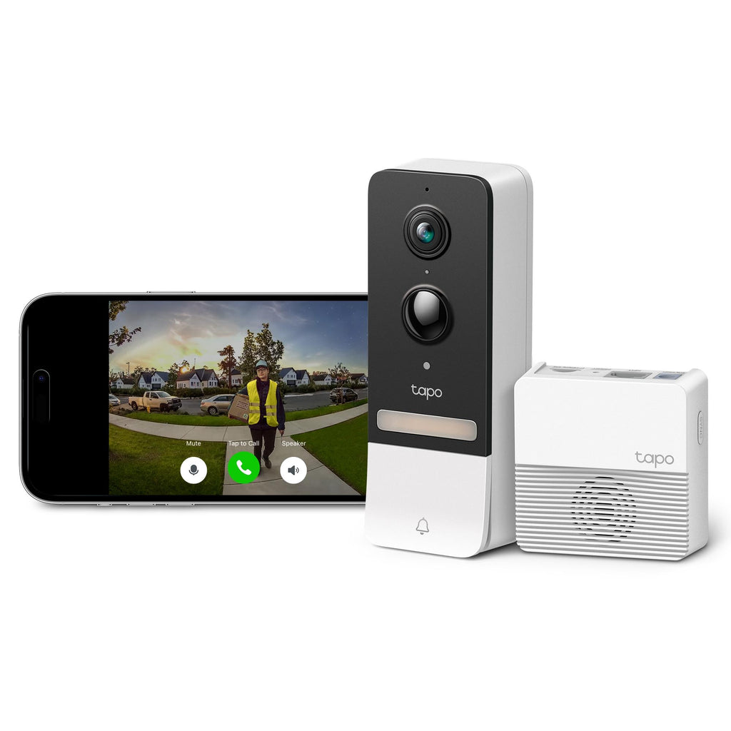 TPLink Tapo 2K Wireless Video Doorbell with Hub JB HiFi