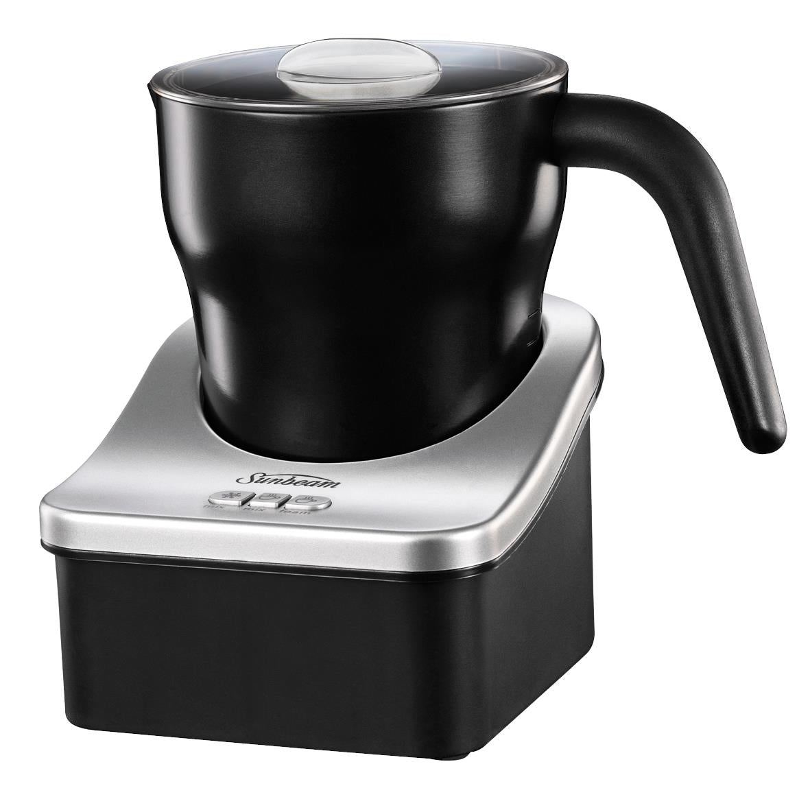 Delm Milk Frother Electric USB Stainless Steel Accessory (Black)