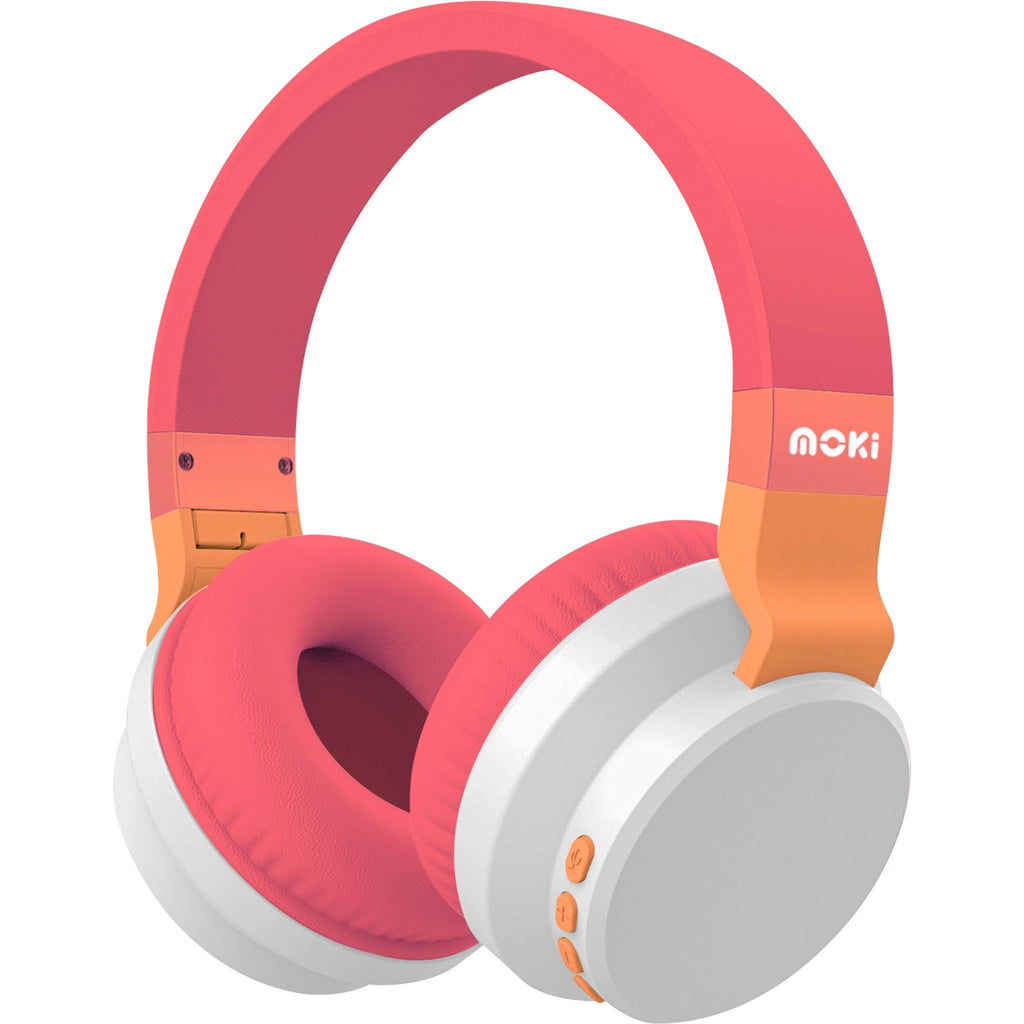 Moki Colourwave Wireless OverEar Headphones (Sunset) JB HiFi