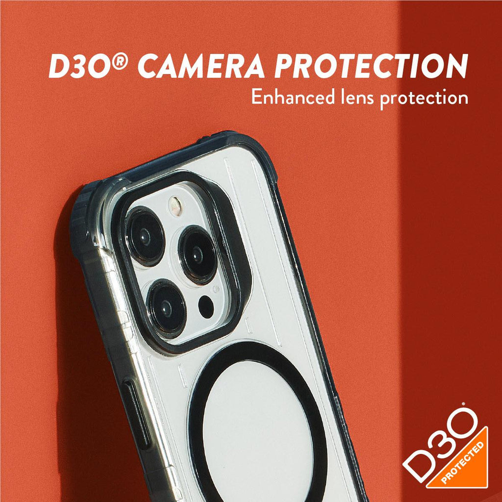EFM Dakar Case with D3O BIO for iPhone 15 Pro Max (Black/Clear) JB HiFi