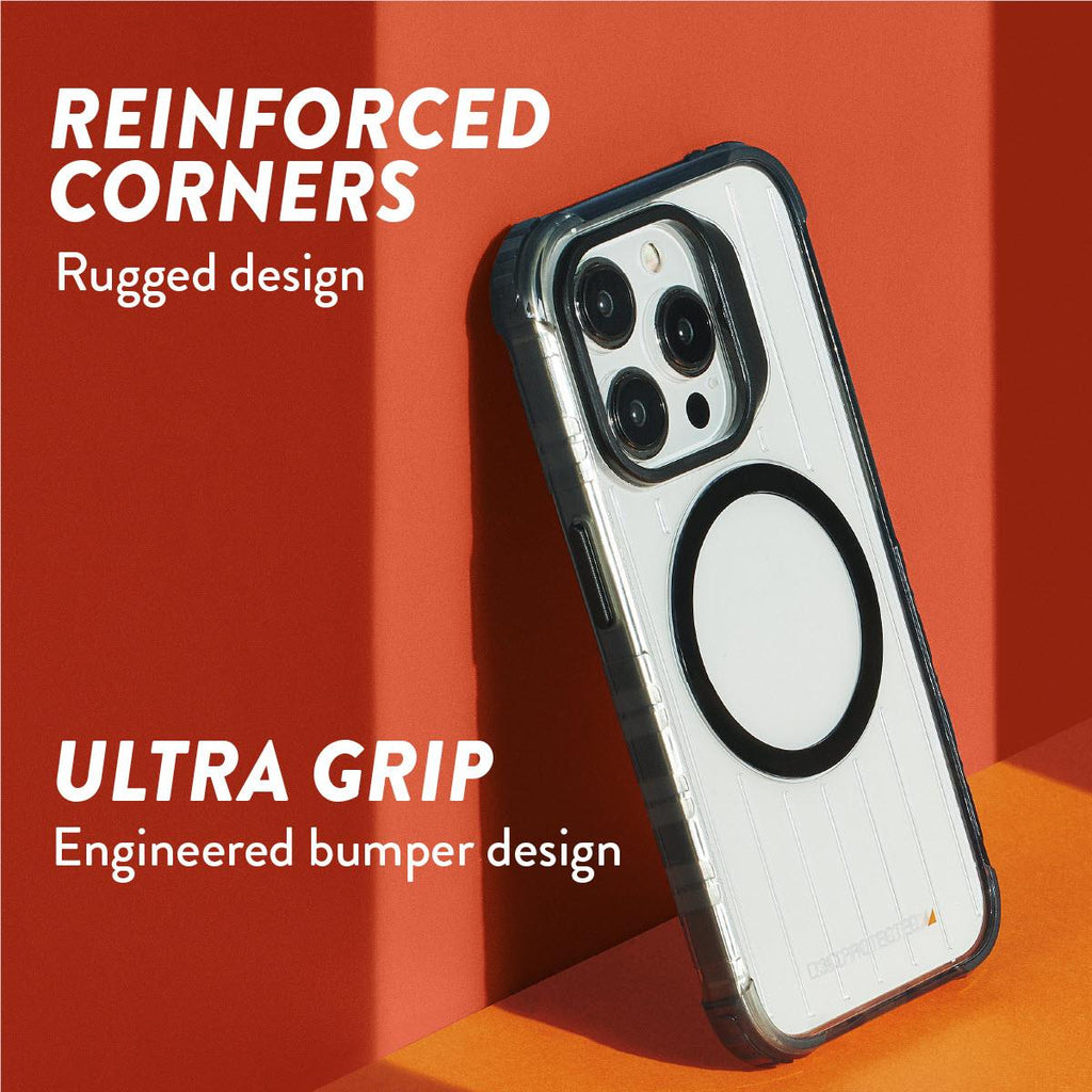 EFM Dakar Case with D3O BIO for iPhone 15 Pro Max (Black/Clear) JB HiFi