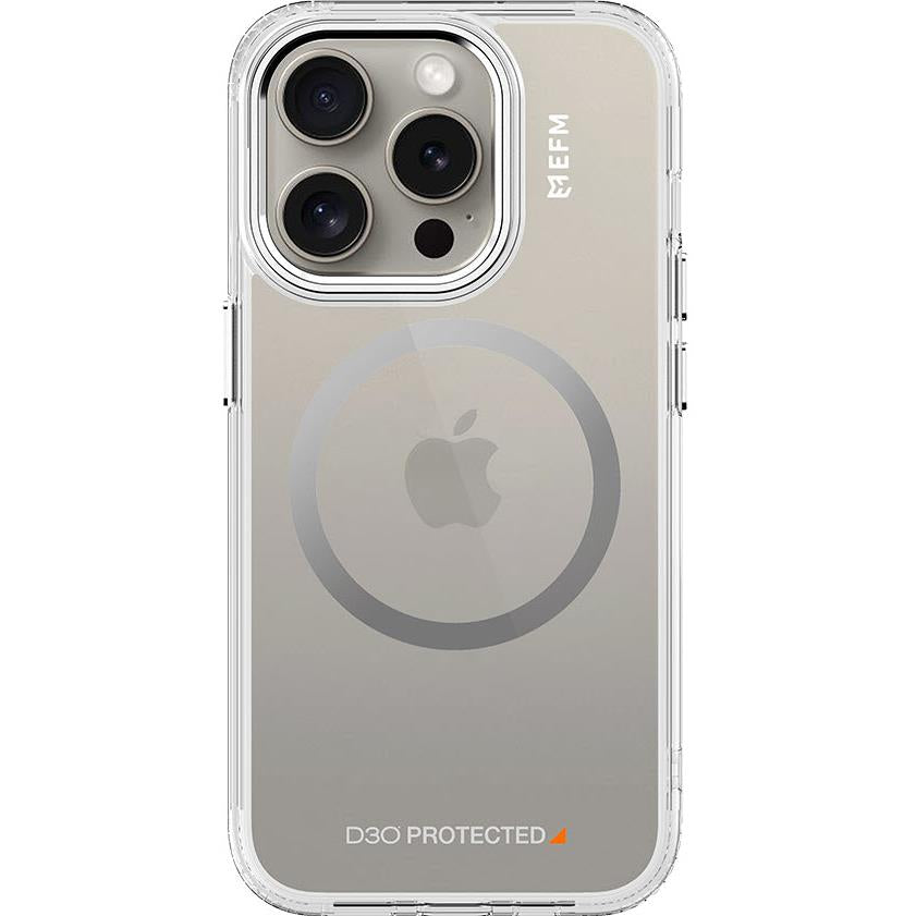 EFM Volta Case Armour with D3O BIO for iPhone 15 Pro Max (Crystal Clear