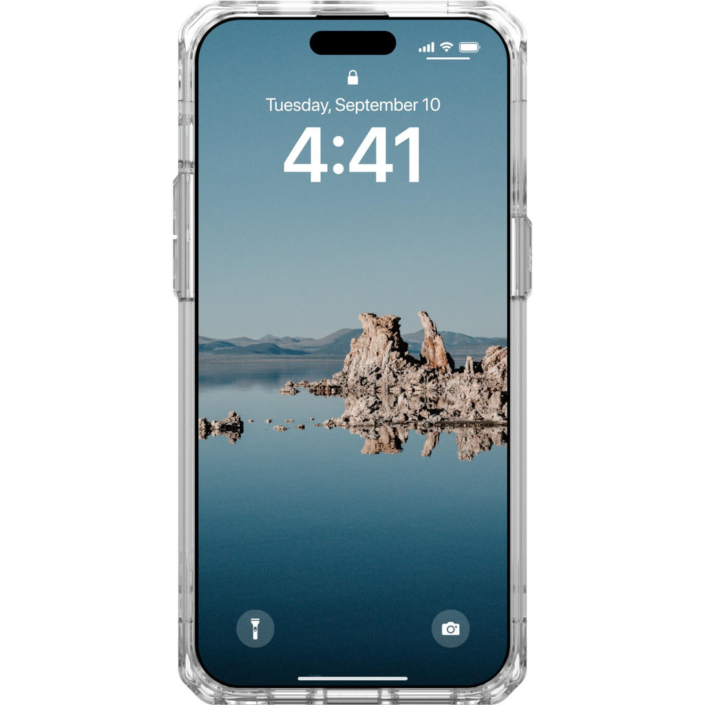 UAG Plyo MagSafe Case for iPhone 15 Pro Max (Ice/Silver) - JB Hi-Fi