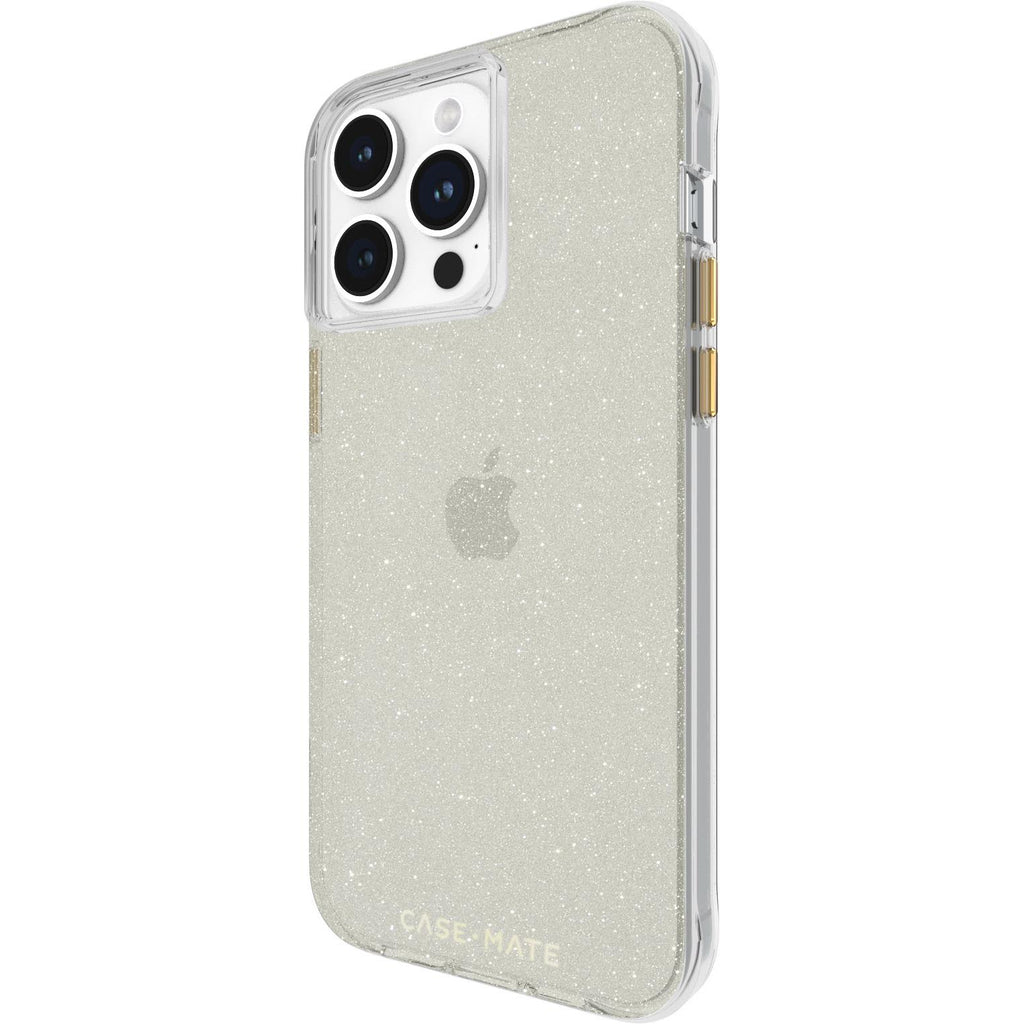 CaseMate Sheer Crystal Case for iPhone 15 Pro Max (Gold) JB HiFi