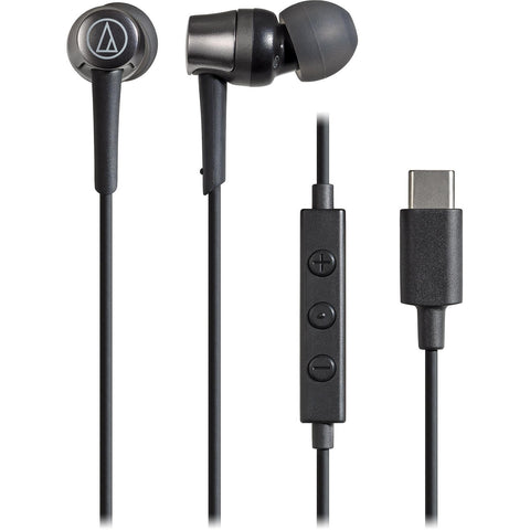Audio-Technica ATH-CKD3C USB-C In-ear Headphones (Black)