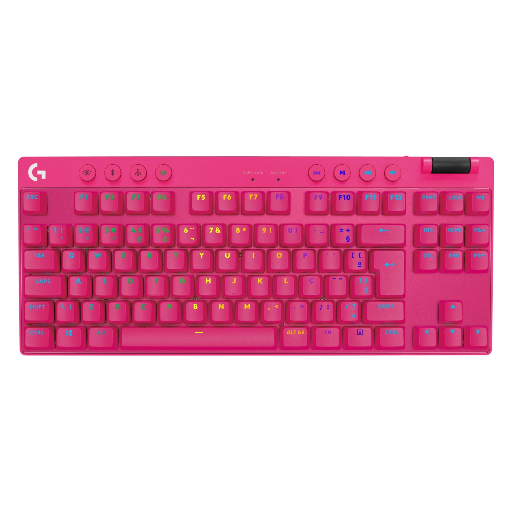 Logitech G PRO X TKL LIGHTSPEED Gaming Keyboard Magenta) JB Hi-Fi