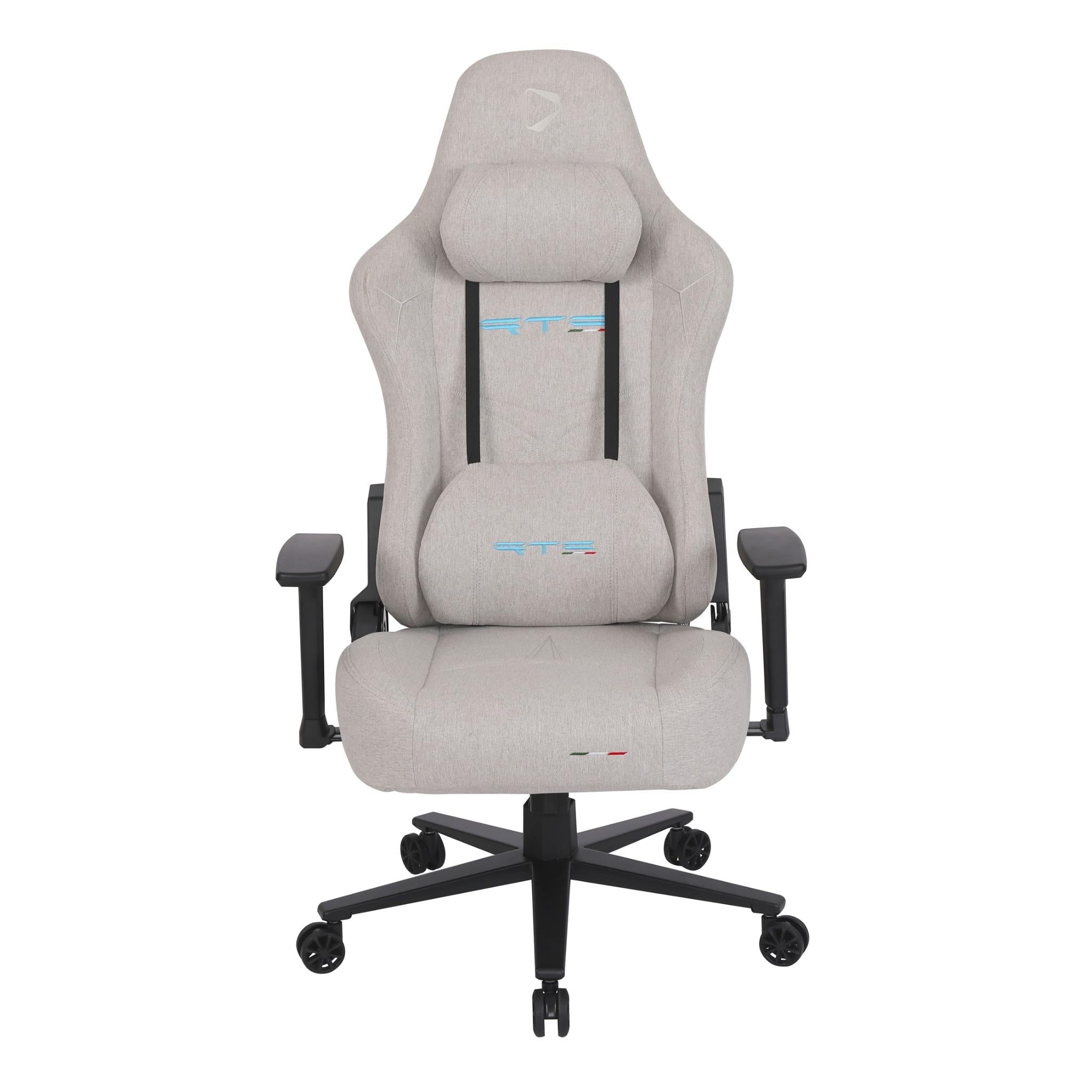 ONEX RTC Embrace Large Fabric Gaming Chair (Ivory) JB Hi-Fi
