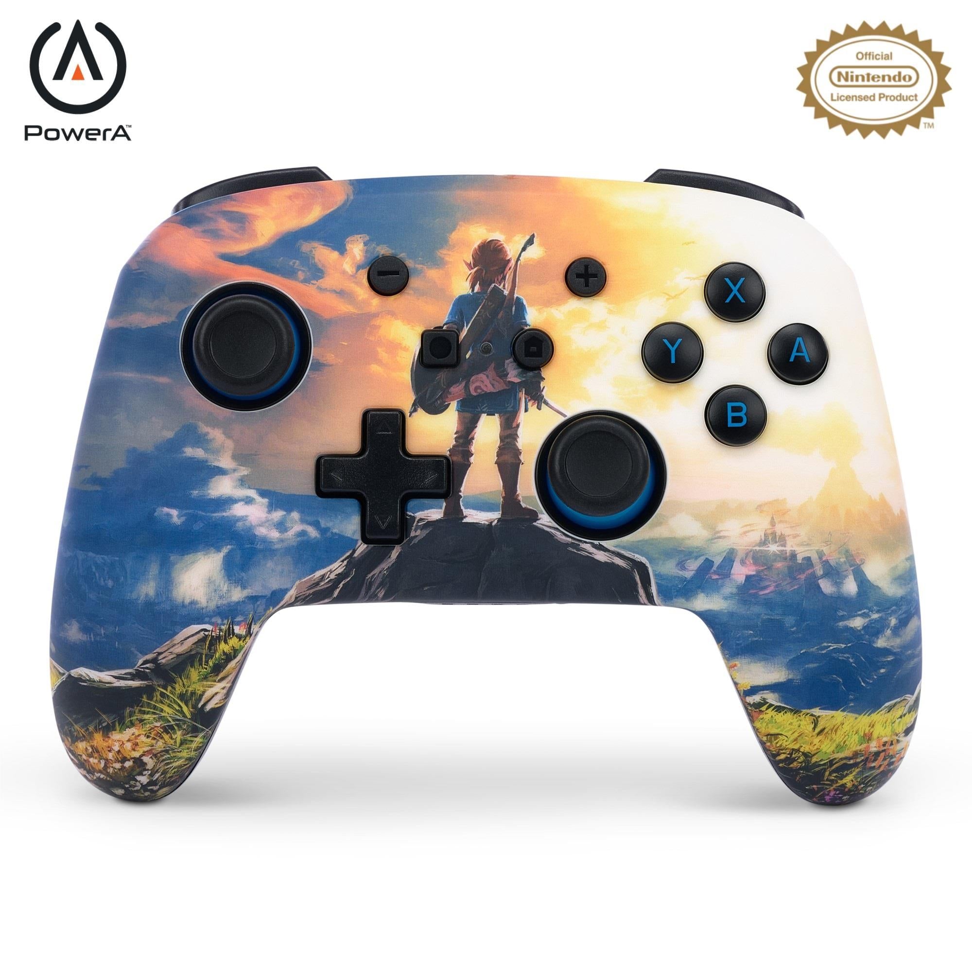 PowerA Enhanced Wireless Controller Rechargeable for Nintendo Switch, Nintendo Switch Wireless controllers. Officially licensed.