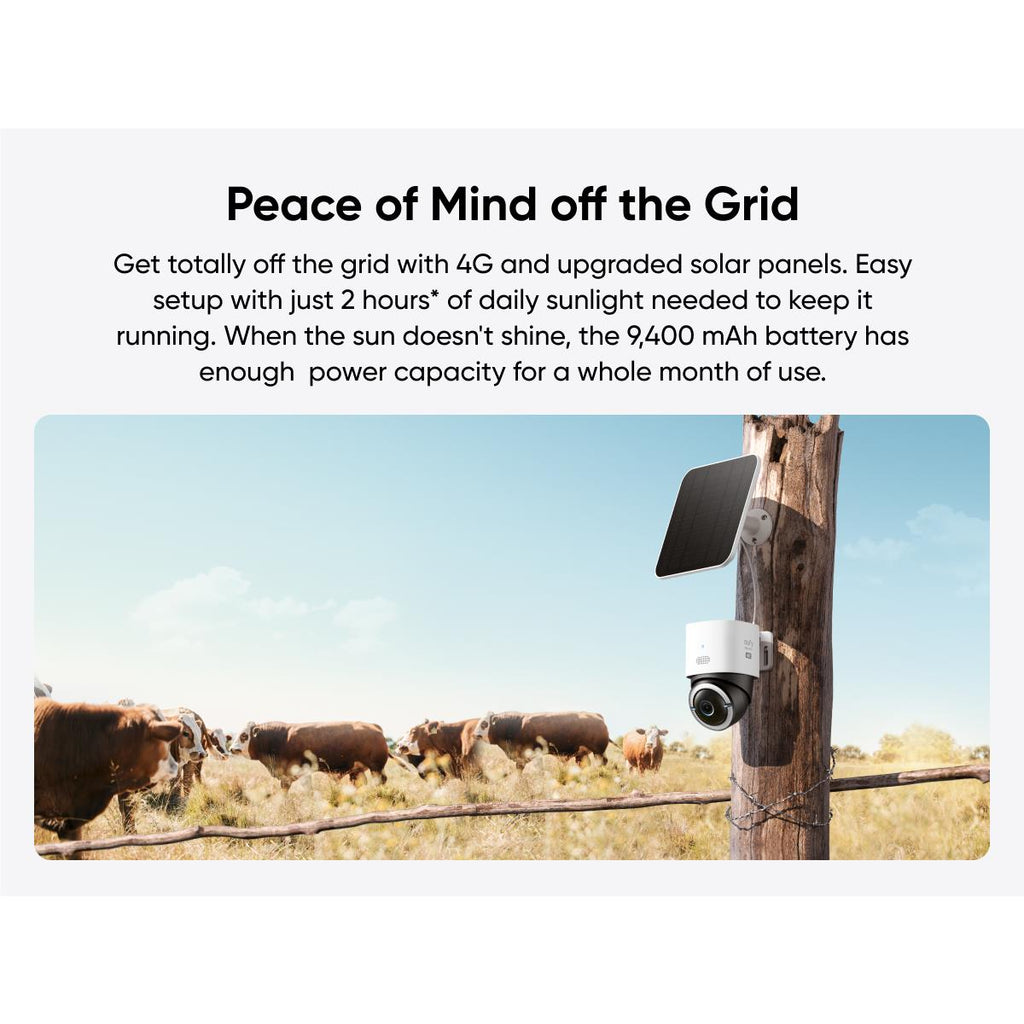 eufy Security S330 4G/WiFi Camera JB HiFi