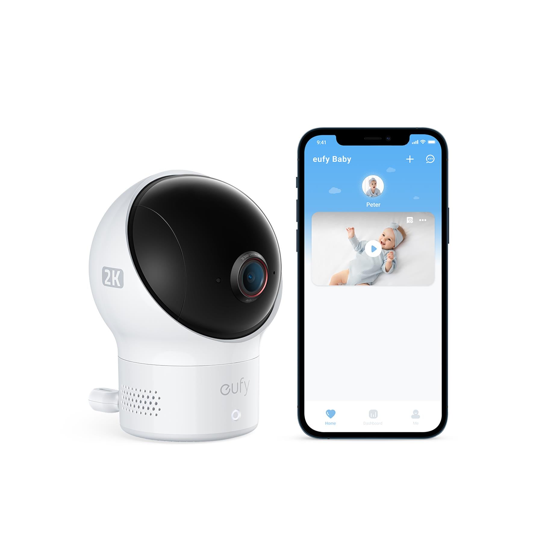 Security Camera Baby Camera Smartphone Eufy Baby Wi-Fi 2K