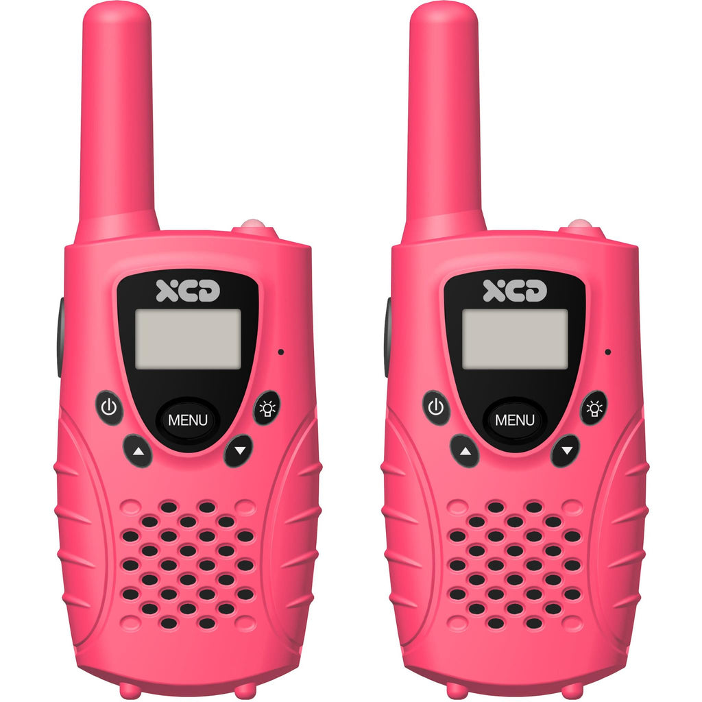 XCD 0.5W UHF CB Handheld Radio 2 Pack (Pink) JB HiFi