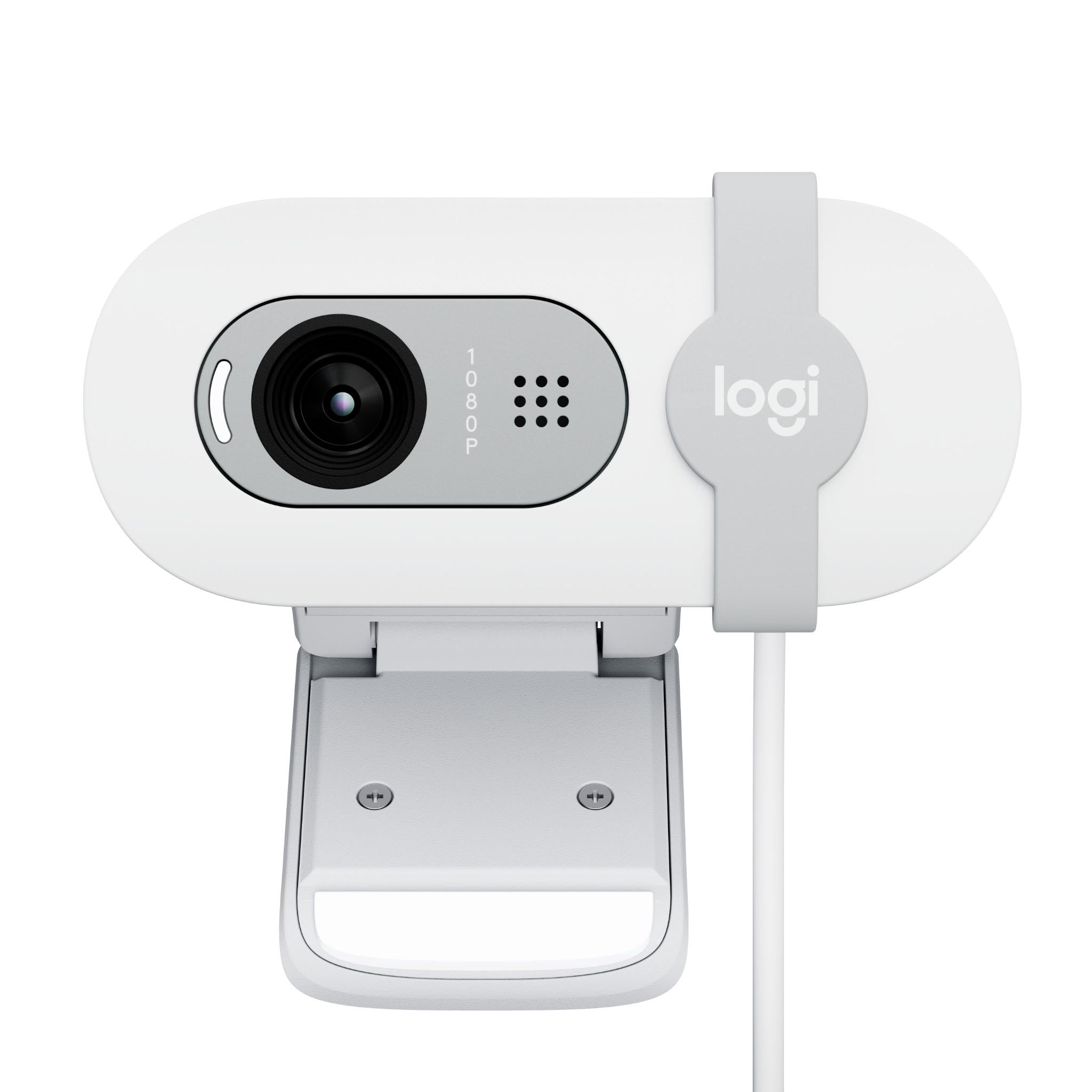 Logitech Brio 100 Full HD Webcam (Off White) JB Hi-Fi