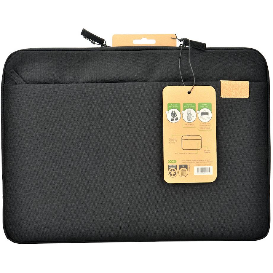 XCD Recycled 15.6" Laptop Sleeve V2 (Black) JB HiFi