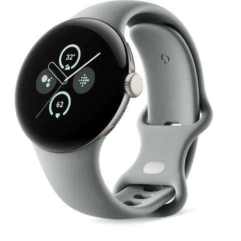 Google Pixel Watch 2 Wi-Fi (Champagne Gold with Hazel Active Band)
