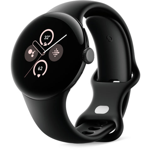 Google Pixel Watch 2 LTE (Matte Black with Obsidian Active Band)