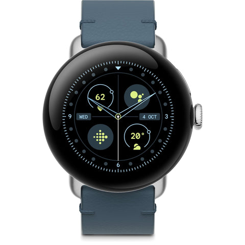 Google Pixel Watch 2 Leather Classic Band (Moondust) [S/M]