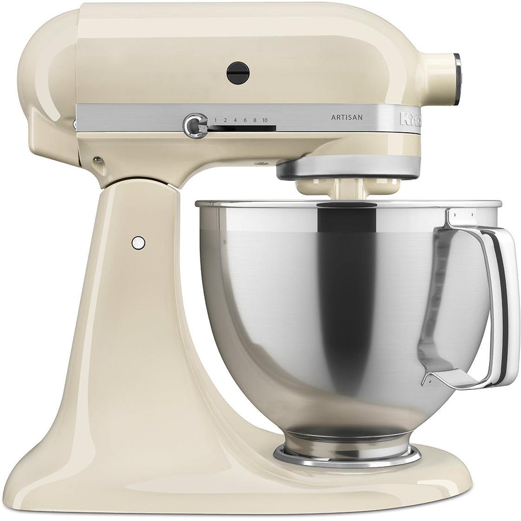 KitchenAid KSM195 4.7L Artisan Stand Mixer (Almond Cream) JB HiFi