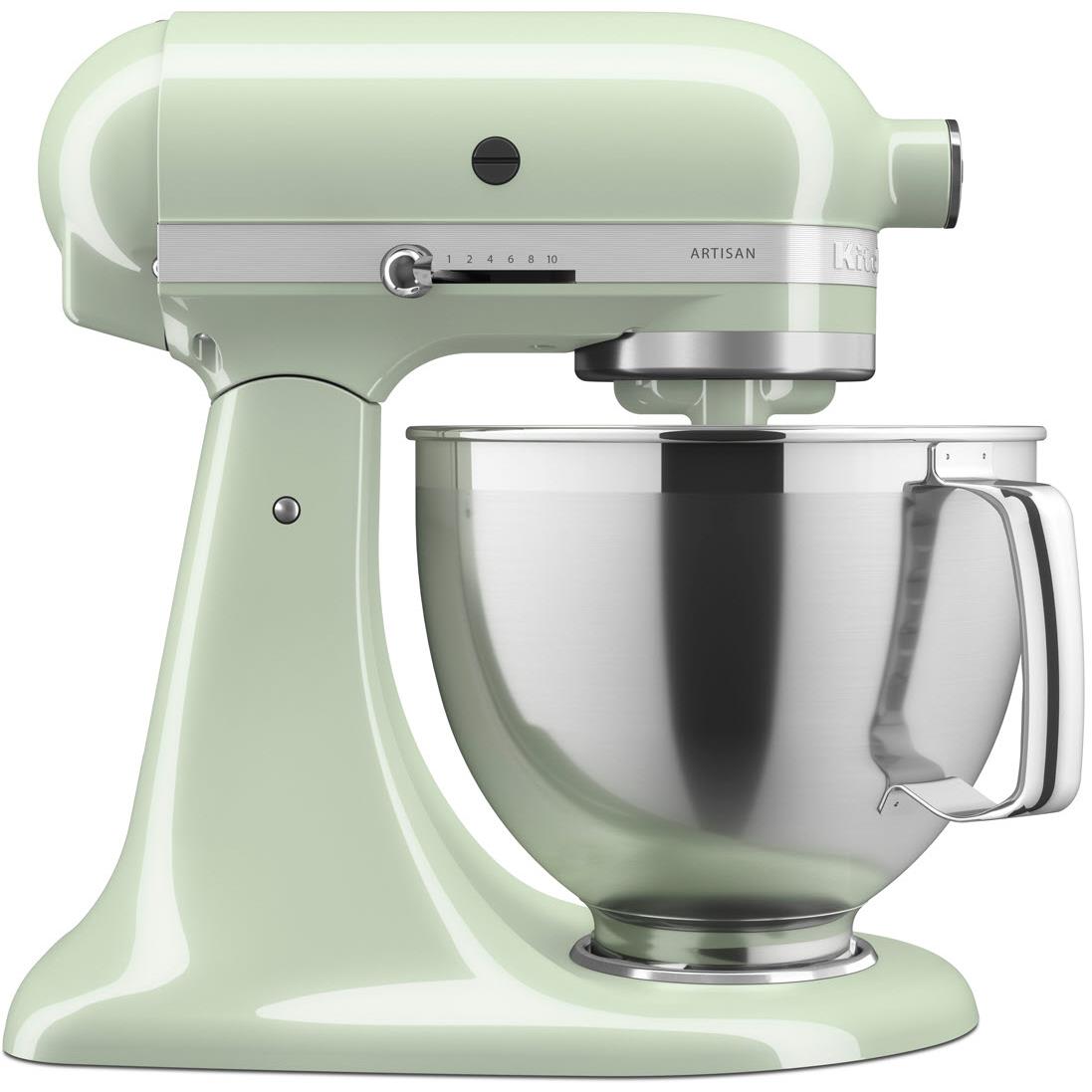 L Kitchenaid Artisan Mixer Green Apple KitchenAid 5KSM175PSBMA Artisan Tilt Head Twin Bowl Stand