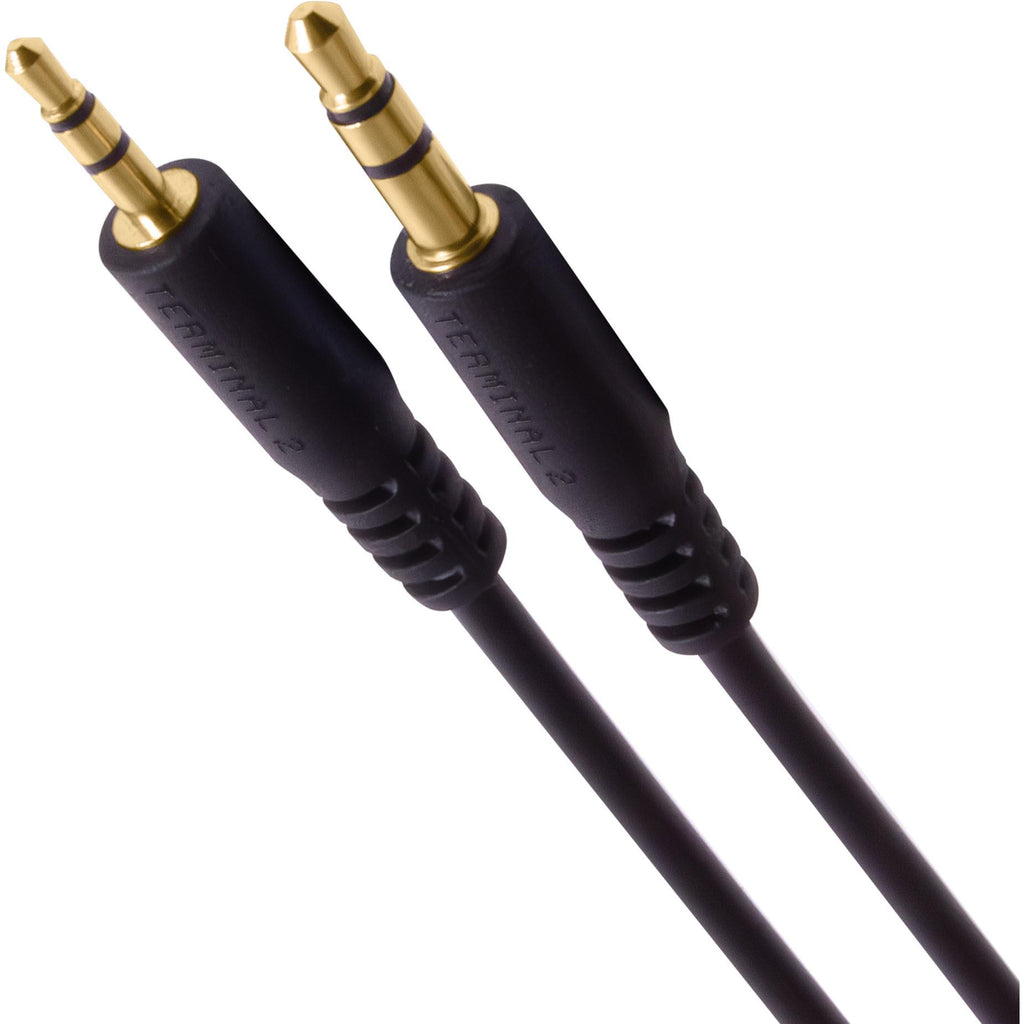 Terminal 2 2.5mm to 3.5mm Audio Cable 1.2m (Black) JB HiFi