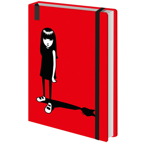 Emily The Strange: Cat Shadow Red - Premium Notebook