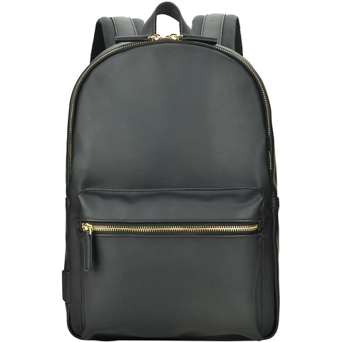 Generation Earth 13.3 - 14.1" Recycled PU Berlin Laptop Backpack (Black/Gold)