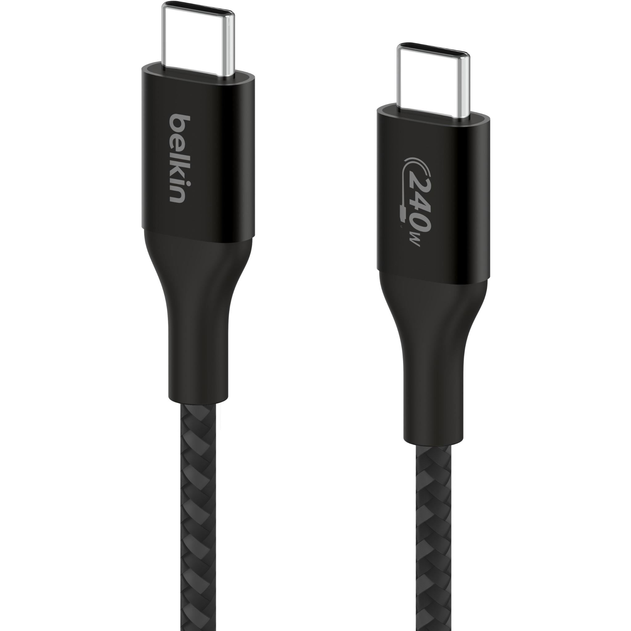 Belkin BoostCharge 240W USB-C Cable 2m (Black) JB Hi-Fi