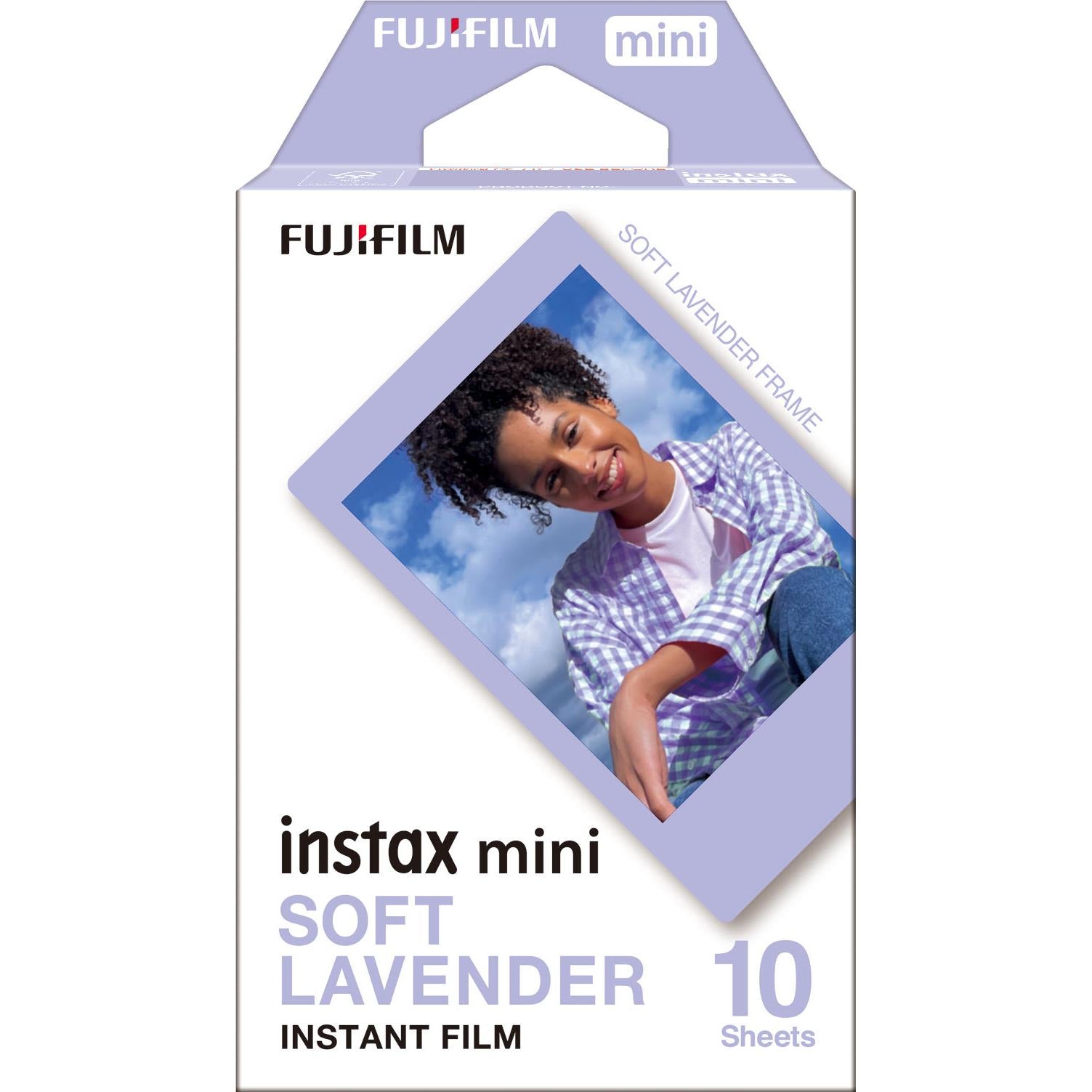 Fujifilm Instax Mini Film Soft Lavender (10 Pack) - JB Hi-Fi