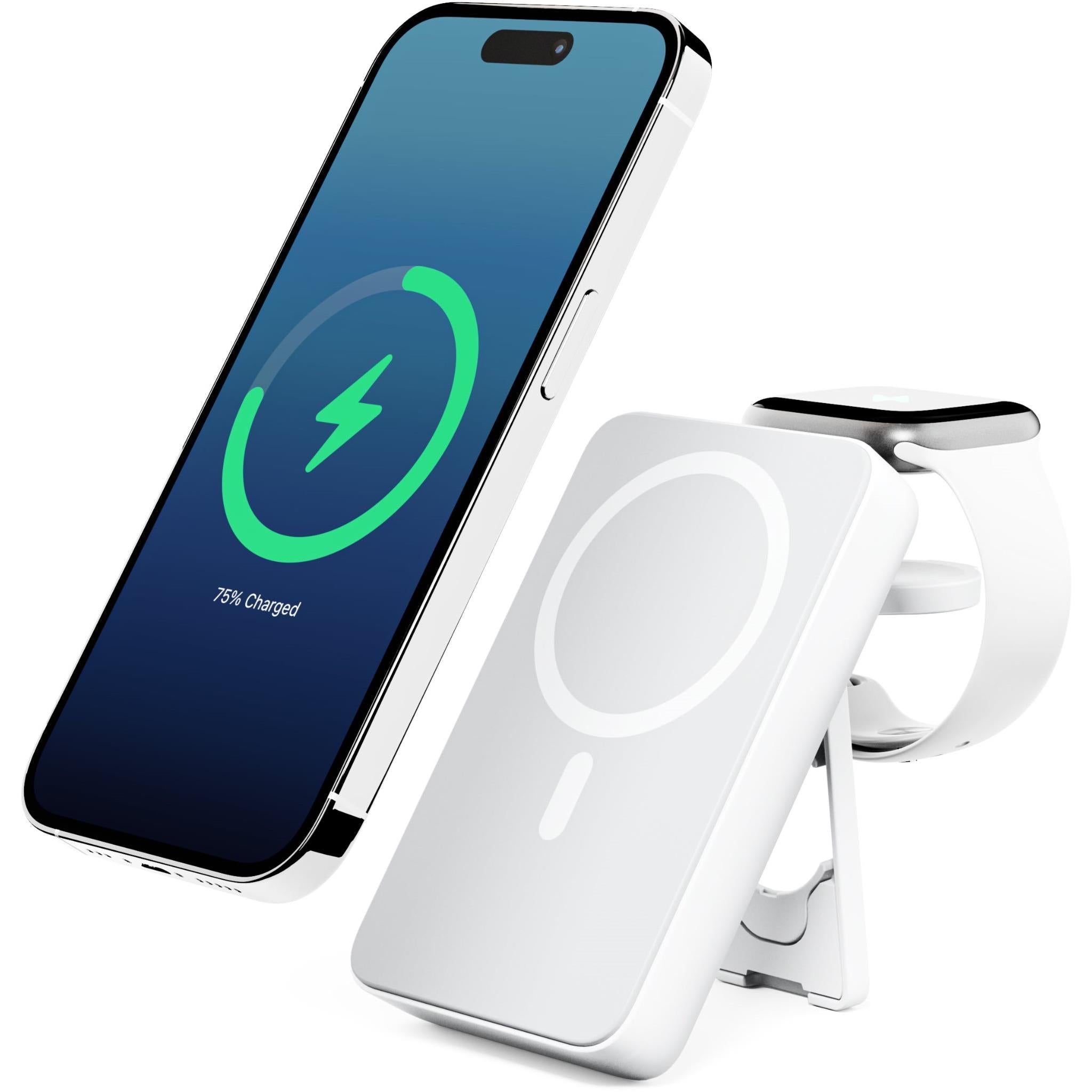 Fast Wireless Charger for Apple Watch + Power Bank 10K