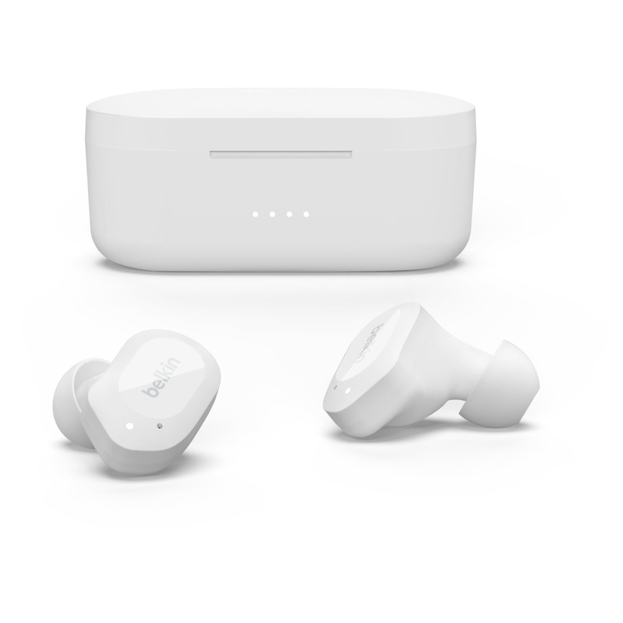 Belkin SOUNDFORM Play True Wireless In-Ear Headphones (White) - JB Hi-Fi